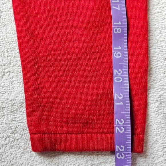 Dress Barn Embellished Red & White Checkered Ugly Christmas Cardigan Sweater - Picture 12 of 12